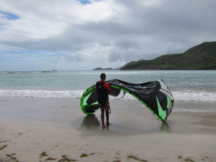 Reggie Kitesurfing St. Lucia