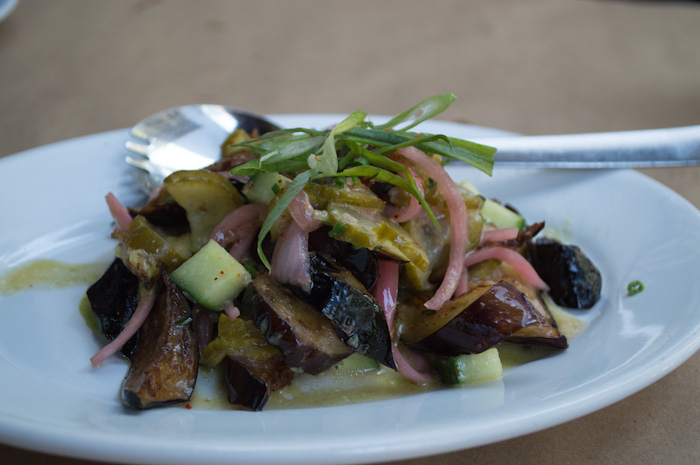 Warm Eggplant Salad