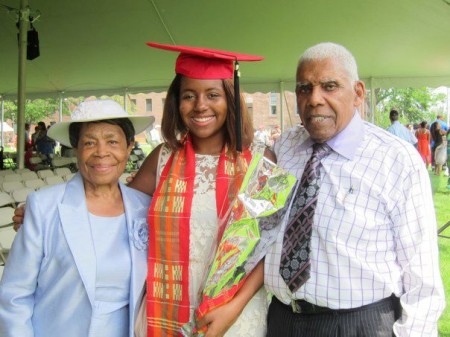 Amani & Grandmother & Grandfather