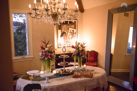 dessert table