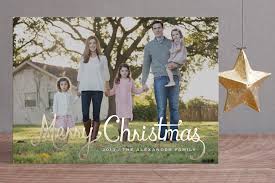 minted foil holiday cards