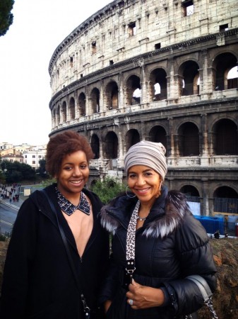 Gigi and Amani in Rome