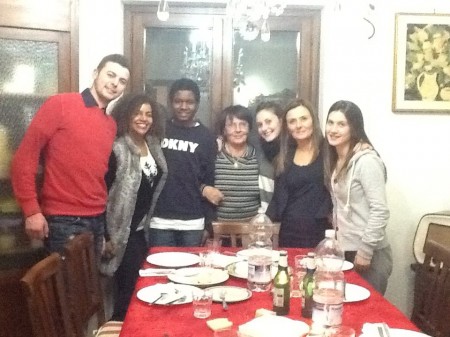 Reggie & his italian family