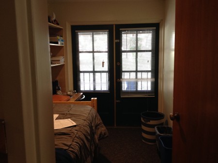 Reggie's dorm room