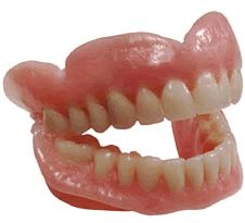 false teeth