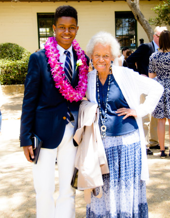 Reggie and grandmother