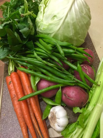 veggies for minestrone