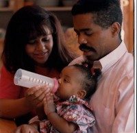 young african-american family